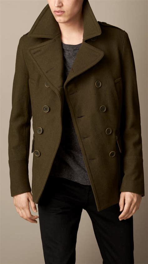 burberry peacock|burberry men military coats.